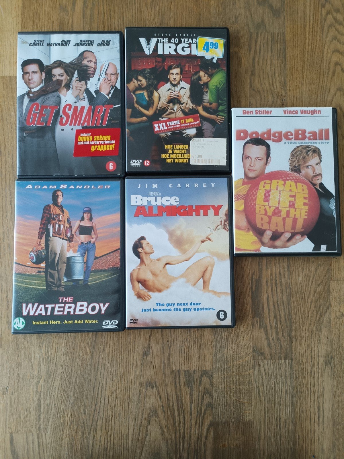 Comedy collectie: Get Smart, Waterboy, Dodgeball, Bruce, etc, Nederlands, Inclusief doosje, Ophalen of Verzenden, Vanaf 12 jaar