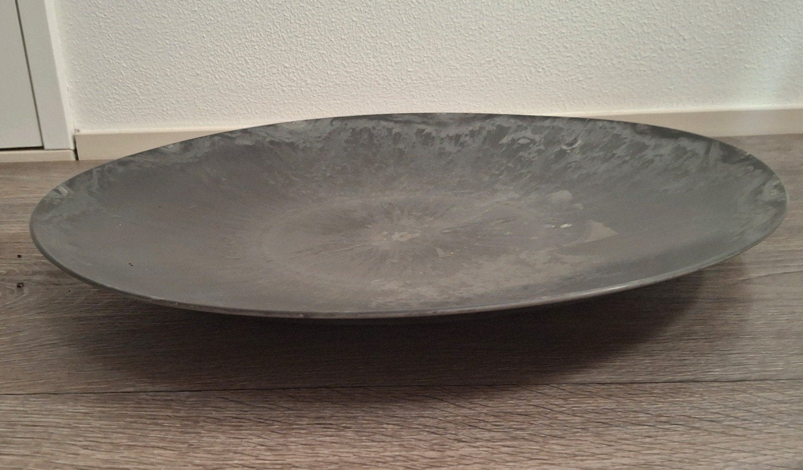 Grote betonlook kunststof schaal 46 cm - veelzijdig, Ophalen of Verzenden