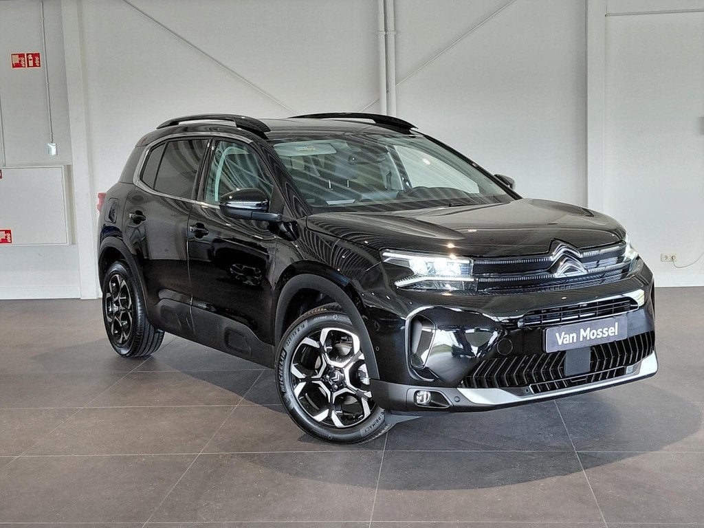 Citroen C5 Aircross 1.2 Hybrid 145pk Max, Auto's, Citroën, Euro 6, 1199 cc, C5 Aircross, Zwart