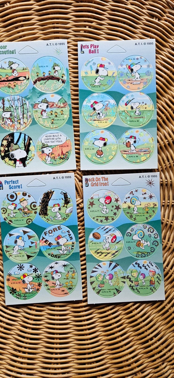 Snoopy Flippo's/Pogs/ Milkcaps 1995, Verzamelen, Ophalen of Verzenden, Strip, Overige typen