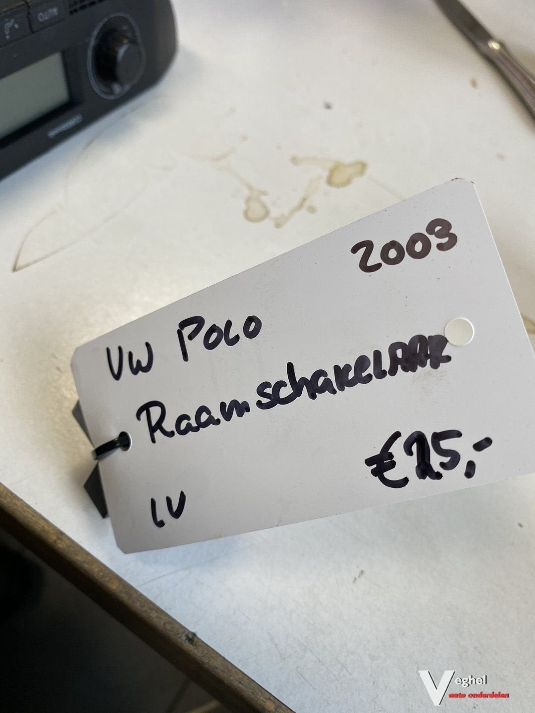 VW Polo 1.2B raamschakelaar lv '03, Auto-onderdelen, Dashboard en Schakelaars, Gebruikt, -, -, Ophalen of Verzenden