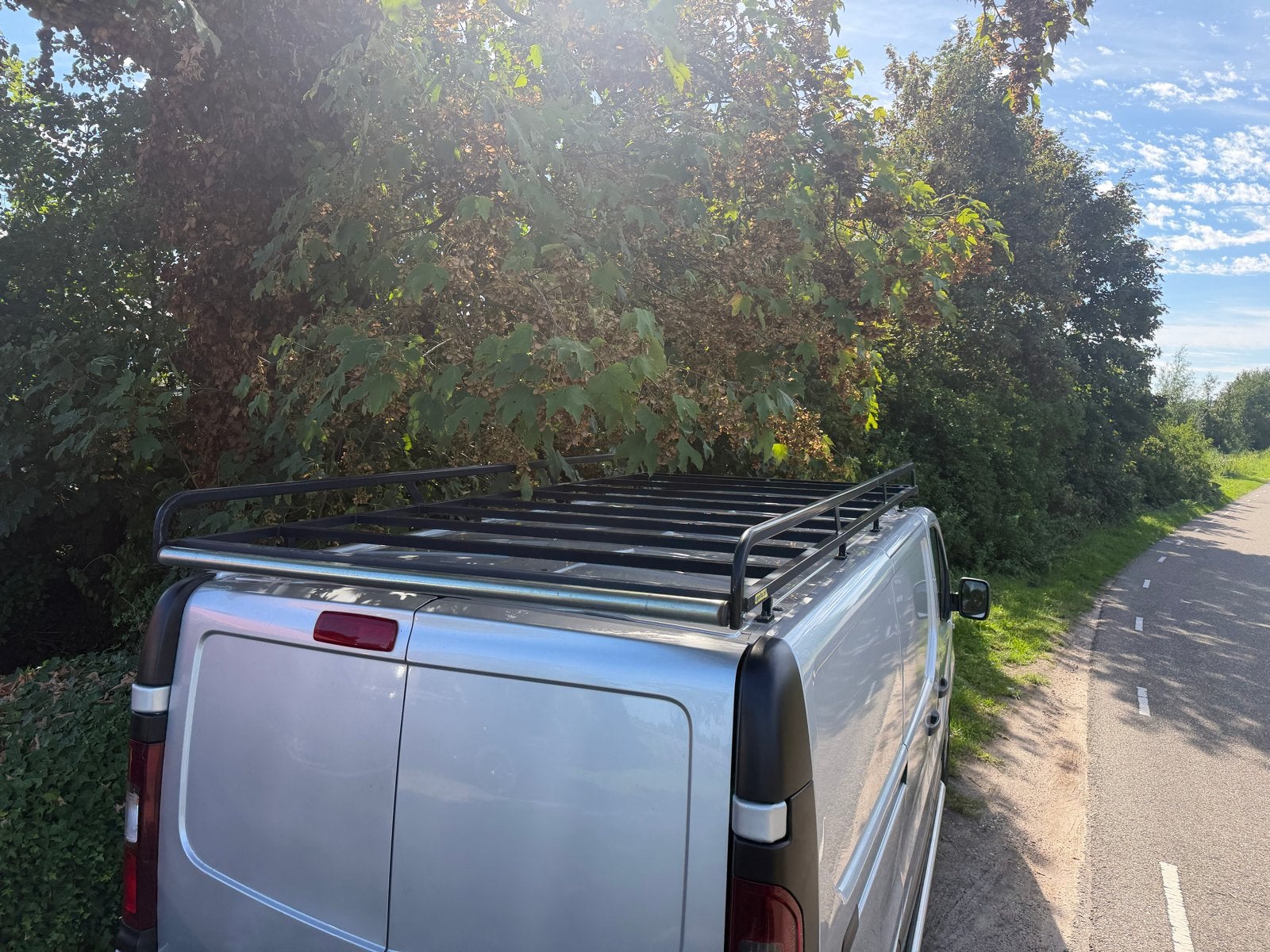 Stevige imperiaal voor bestelwagen + Ladder klemmen, Auto diversen, Dakdragers, Ophalen, Gebruikt