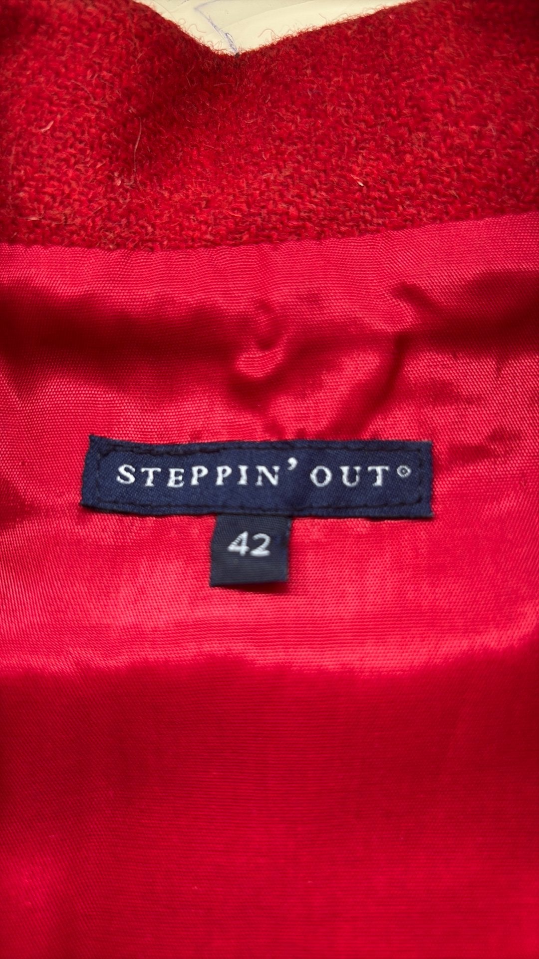 Gilet vest rood wol Steppin Out/ Purdey 40/42  izgst L, Ophalen of Verzenden, Zo goed als nieuw, Rood