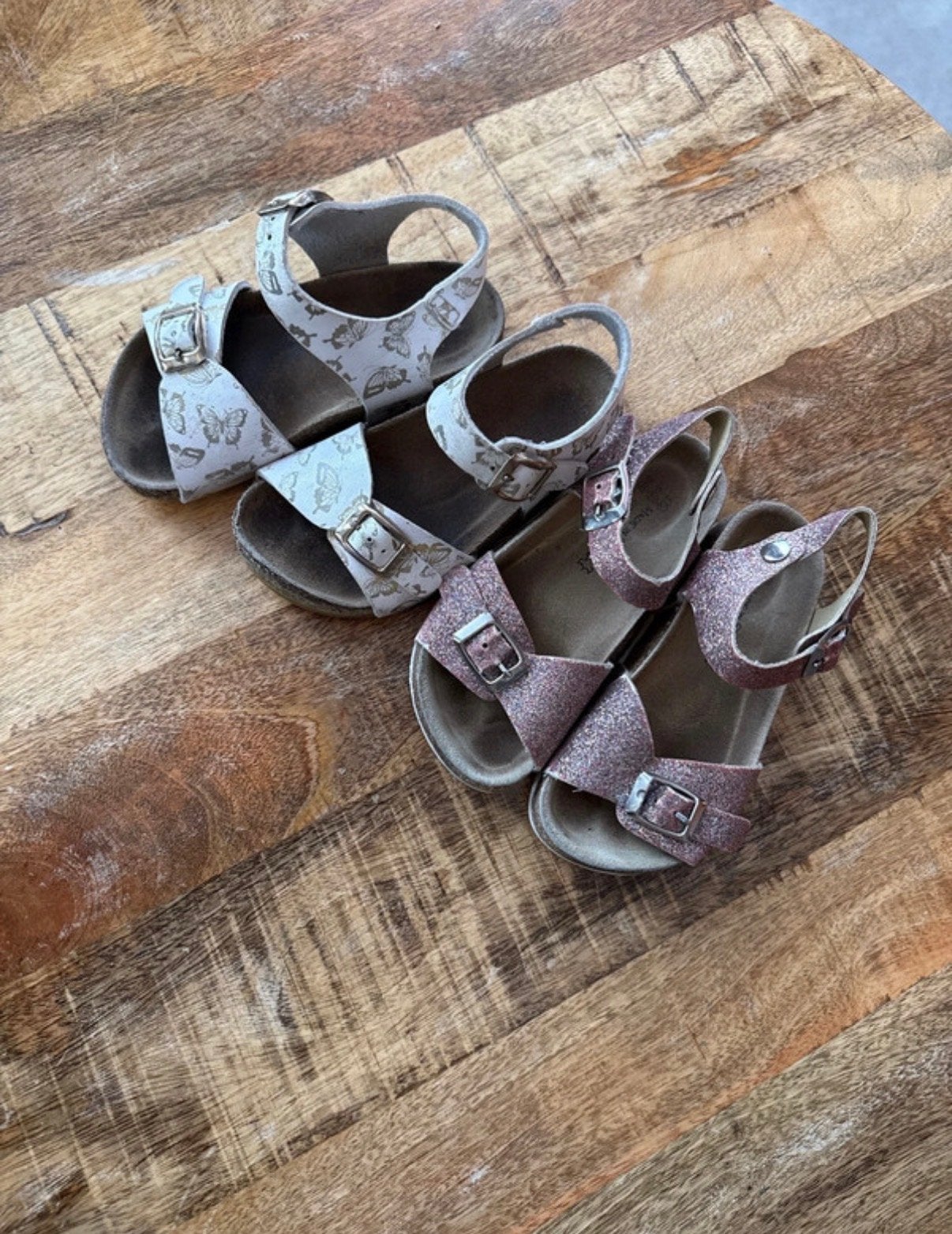 Kipling glitter sandalen en look-a-like sandalen maat 26, Ophalen of Verzenden, Gebruikt, Meisje, Schoenen