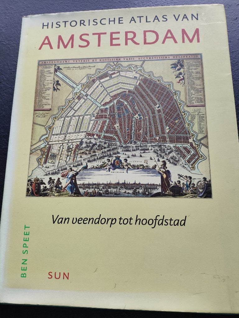 Historische Atlas van Amsterdam in nette staat, Overige atlassen, Ophalen of Verzenden, Zo goed als nieuw, 1800 tot 2000
