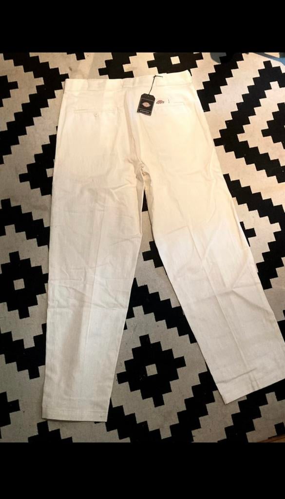 Dickies Pop Trading Company work pants off white 33 new, Verzenden, Nieuw, Overige maten, Beige