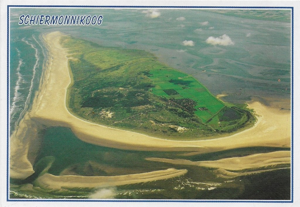 Schiermonnikoog Gelopen Ansichtkaart ( B4635 ), Ophalen of Verzenden, 1960 tot 1980, Gelopen