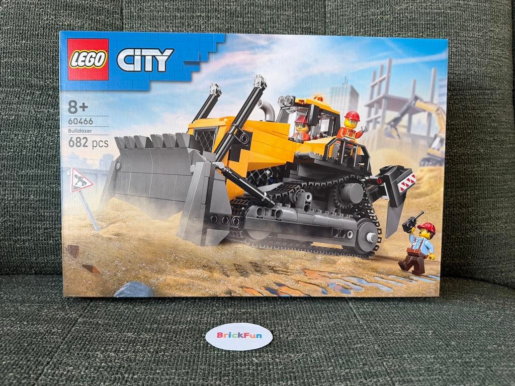 Lego City 60466 Gele Bulldozer., Ophalen of Verzenden, Nieuw, Complete set, Lego