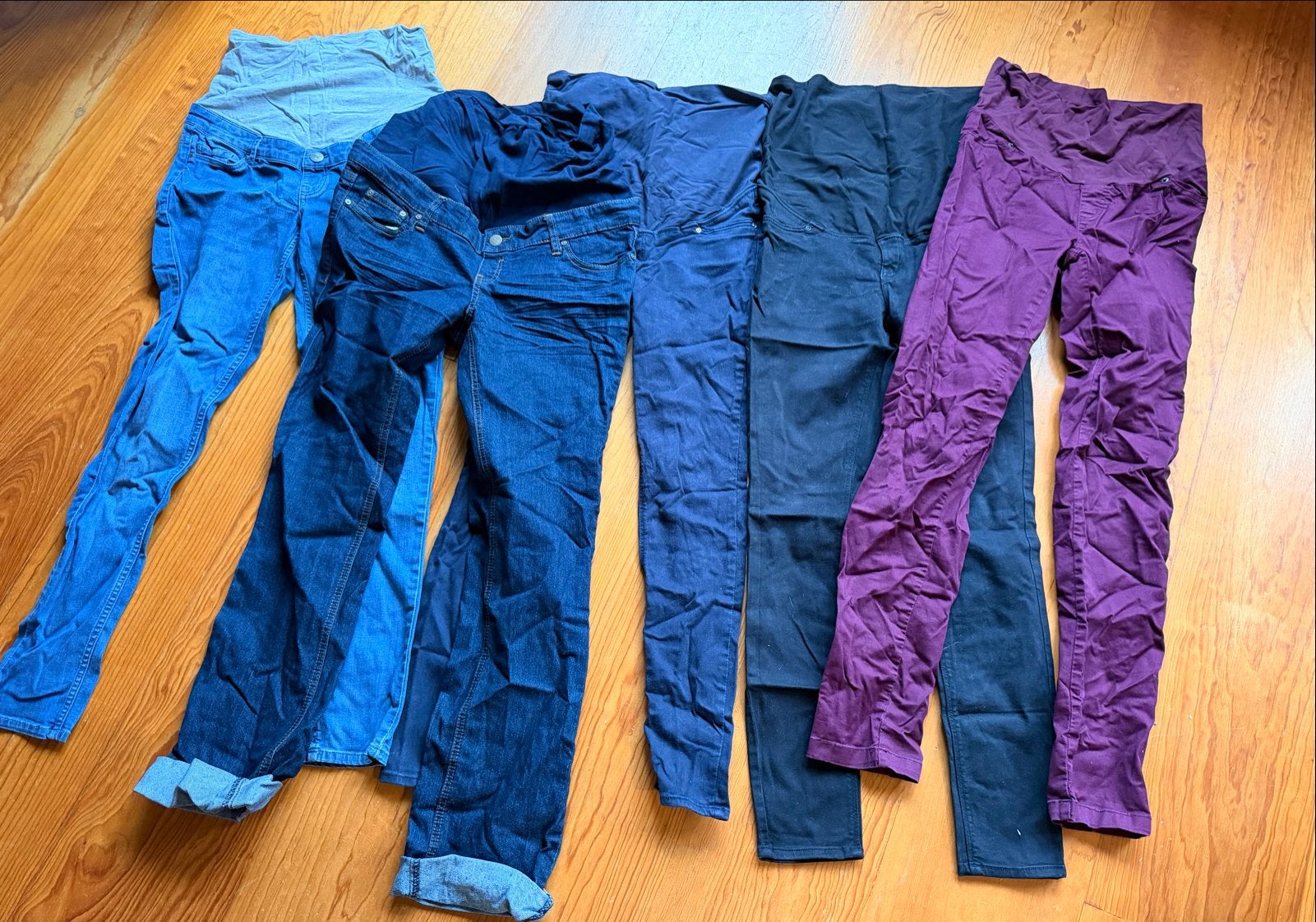 Prachtige Zwangerschaps Jeans Broeken Maat M, Kleding | Dames, Maat 38/40 (M), Blauw, Ophalen of Verzenden, Gedragen