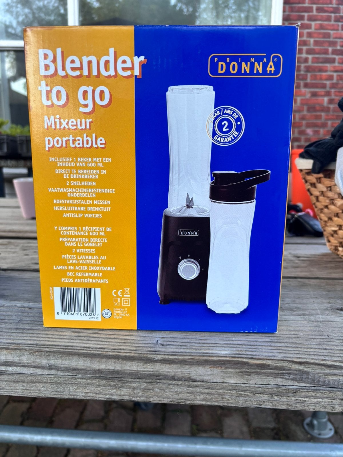 Blender to go, Ophalen of Verzenden, Nieuw, Blender to go