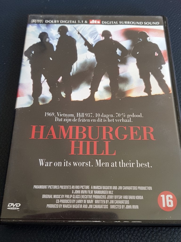 hamburger hill, Vanaf 16 jaar, Ophalen of Verzenden, Zo goed als nieuw