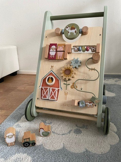 loopwagen, Ophalen of Verzenden, Zo goed als nieuw, Duw- of Trekspeelgoed