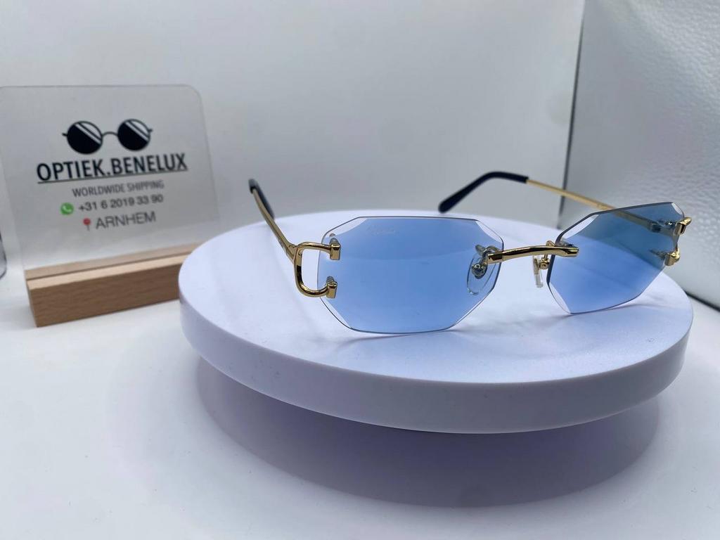 Cartier piccadilly doorzichtig goud verkleurd naar blauw, Ophalen of Verzenden, Nieuw, Blauw, Overige merken