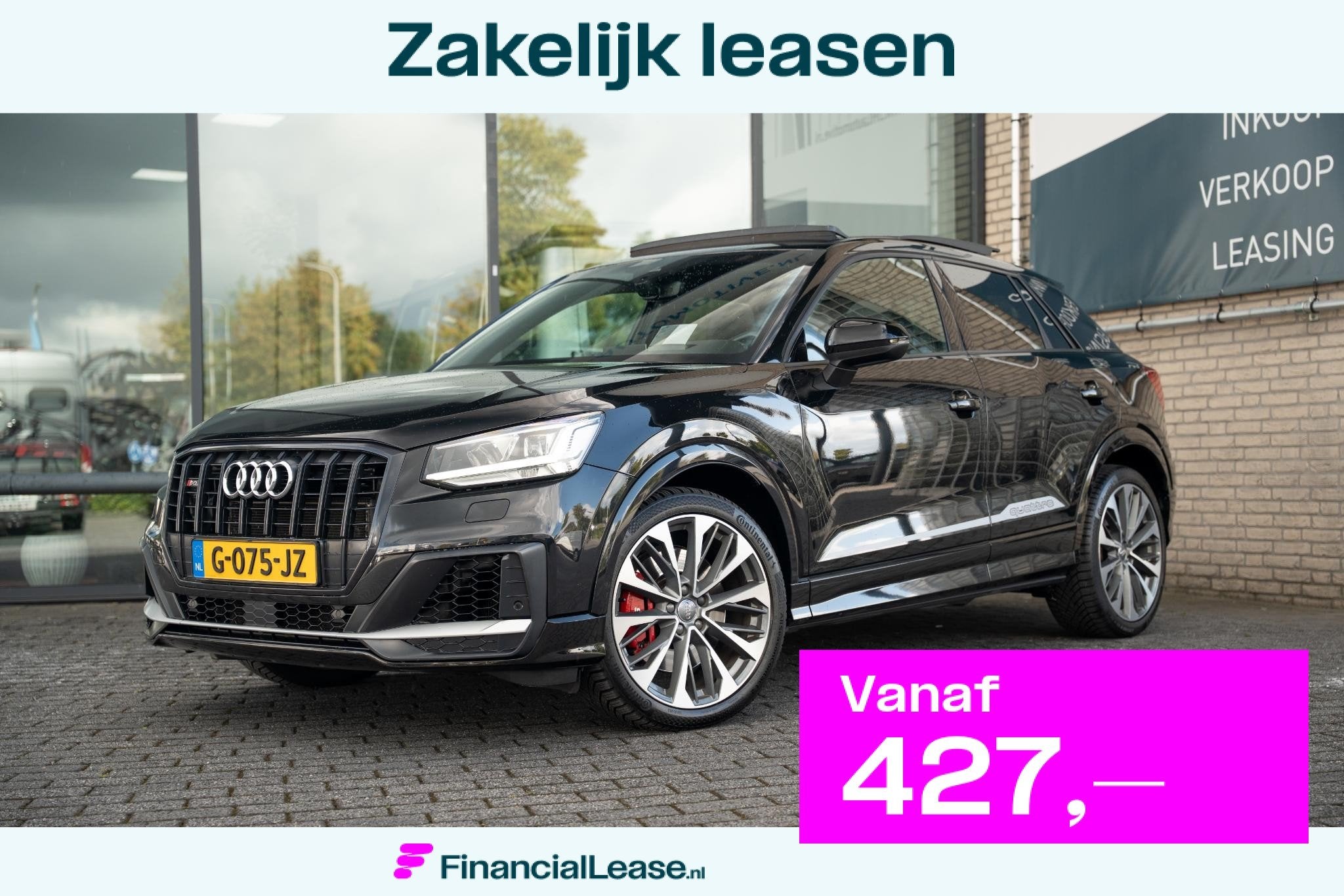 Audi SQ2 2.0 TFSI SQ2*PANO*ACC*LANE-ASS*VIRTUAL*HUD*B&O*CAM, Automaat, Gebruikt, 4 cilinders, Zwart