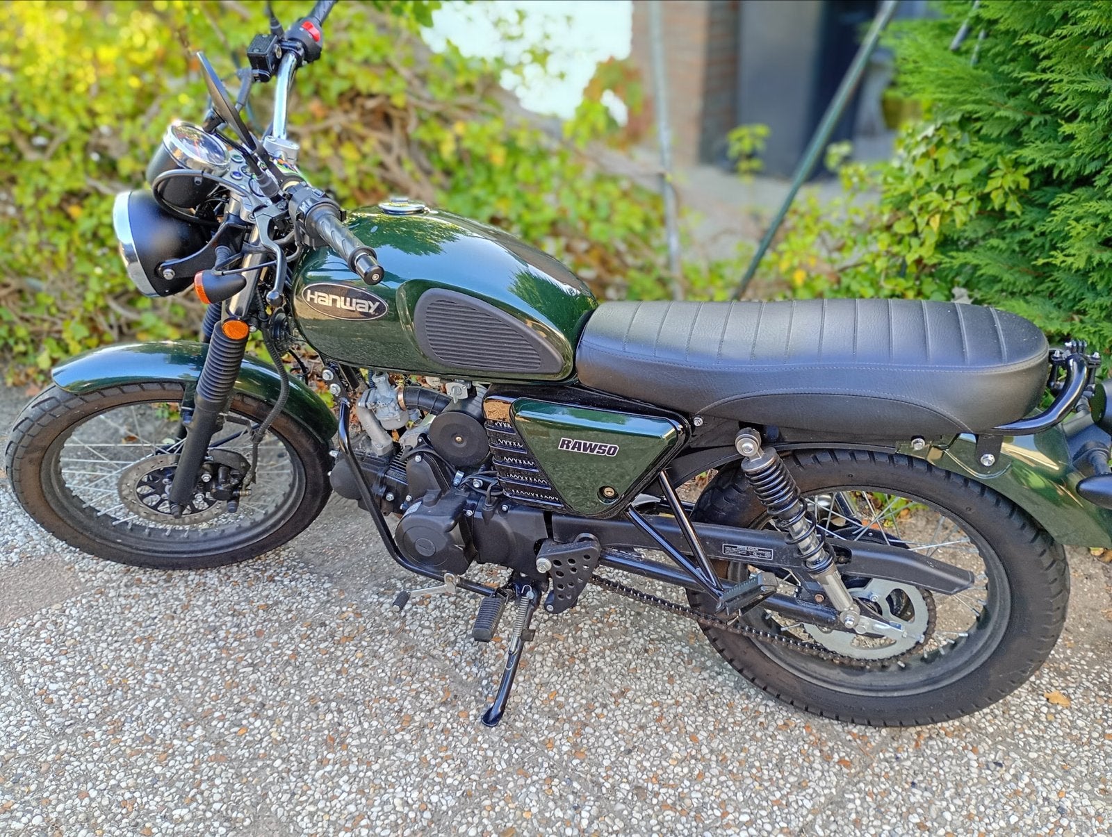 Hanway Raw 50 - Groene Retro Brommer, Motoren, Motoren | Overige merken, Gebruikt, Particulier, Overig, 11 kW of minder