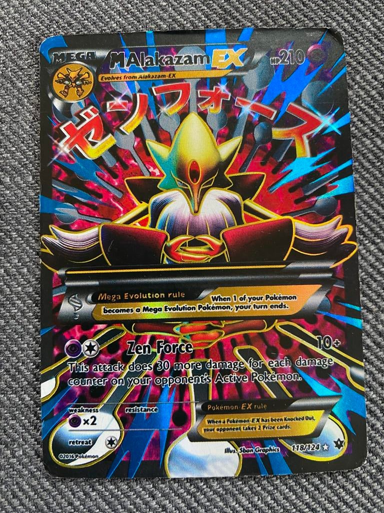 M Alakazam EX, Hobby en Vrije tijd, Verzamelkaartspellen | Pokémon, Ophalen, Gebruikt, Losse kaart