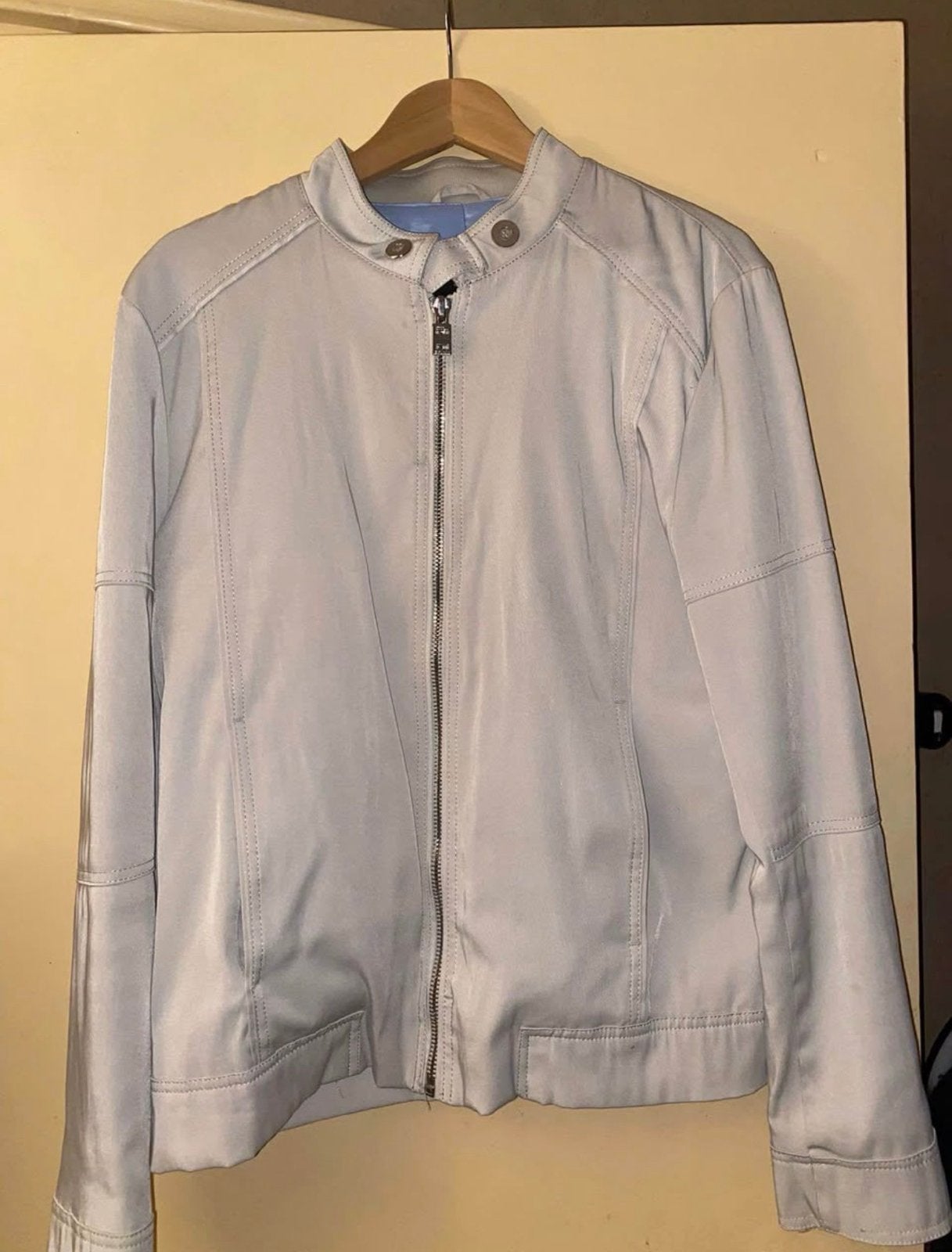 Stijlvolle Zara Man jas - Maat L, Kleding | Heren, Jassen | Zomer, Ophalen, Zo goed als nieuw, Maat 52/54 (L), Grijs