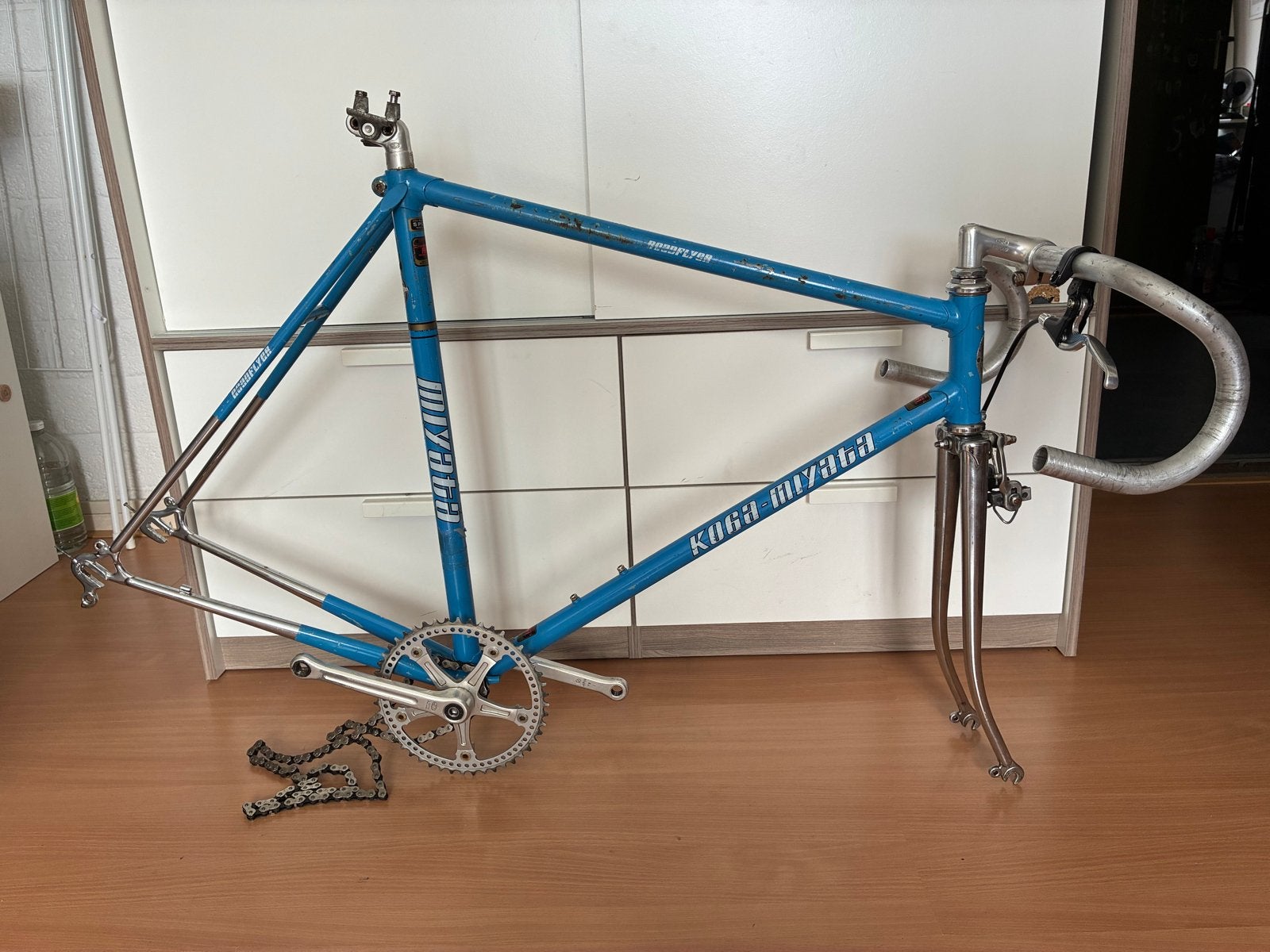 Fiets onderdelen: koga miyata frame, banden, remmen en meer, Ophalen, Gebruikt, Overige typen, Aluminium