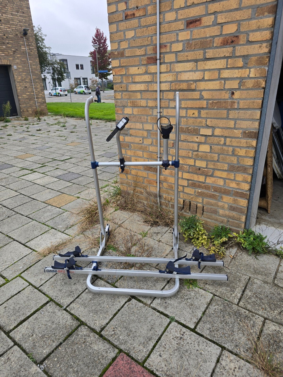 Omni-Bike Deluxe fietsendrager, Caravans en Kamperen, Ophalen, Gebruikt
