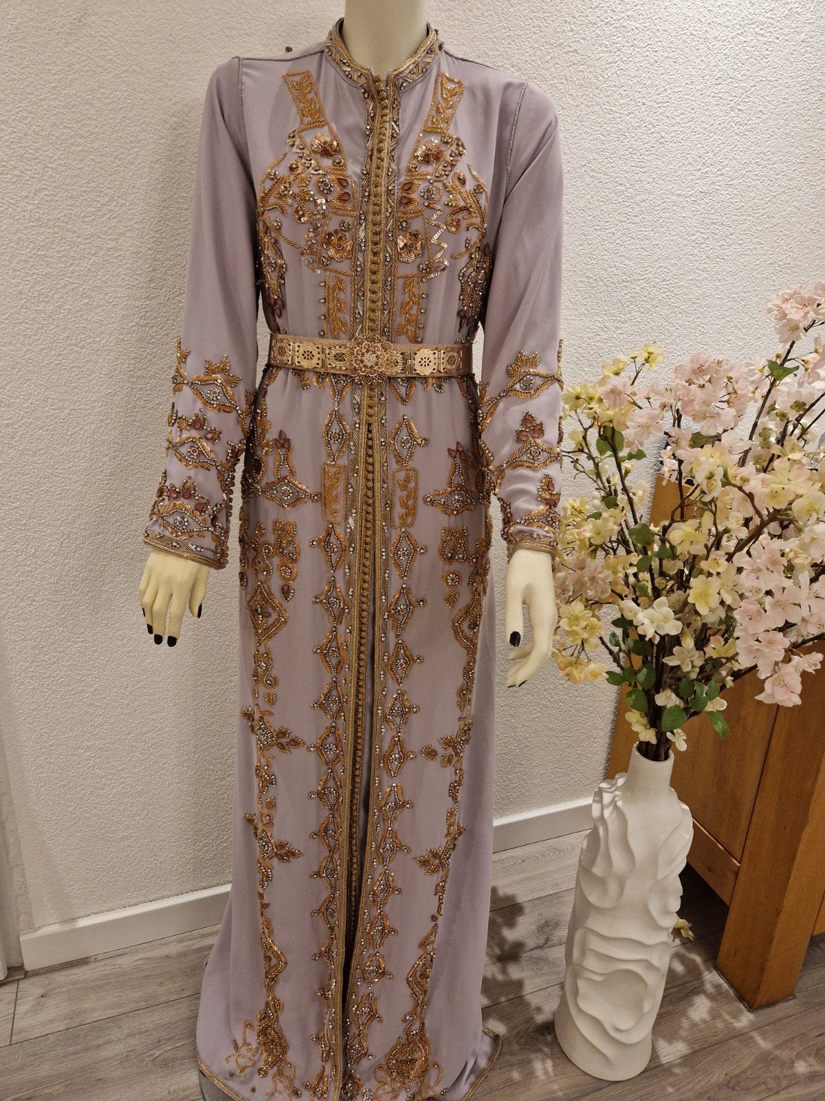 Elegante Marokkaanse Takchita met Rits - Borstvoeding, Ophalen of Verzenden, Gedragen, Maat 38/40 (M), Overige typen