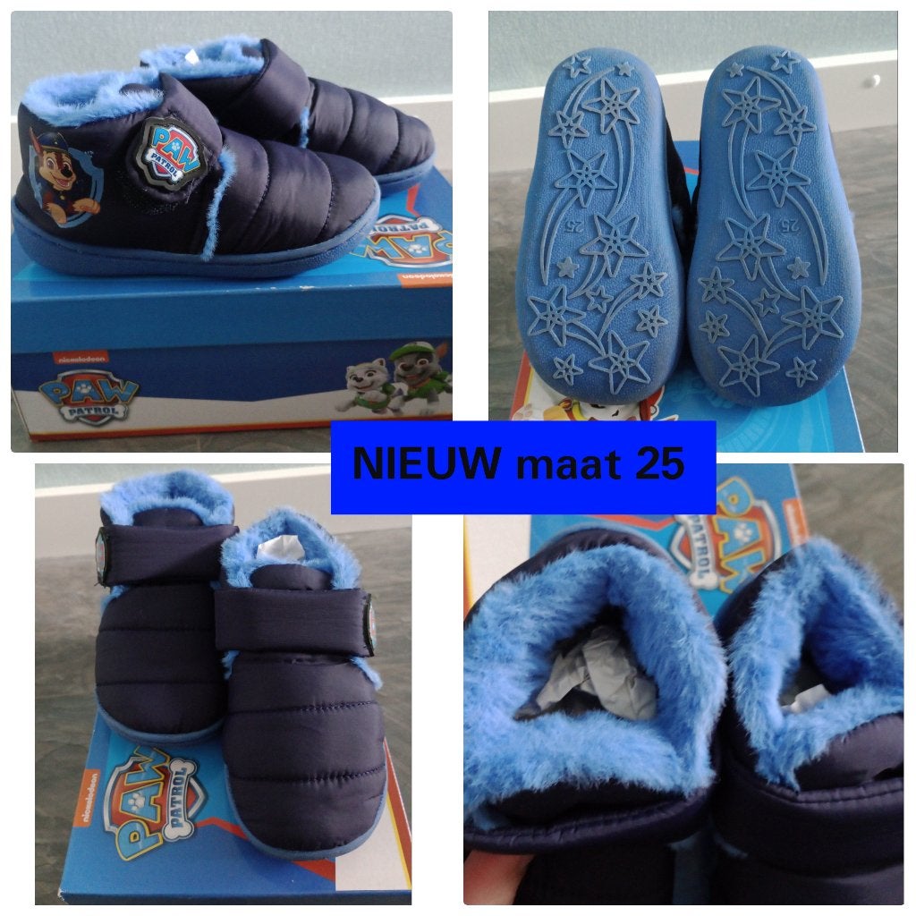 Paw Patrol pantoffels maat 25, Ophalen, Jongen of Meisje, Overige typen, Nieuw
