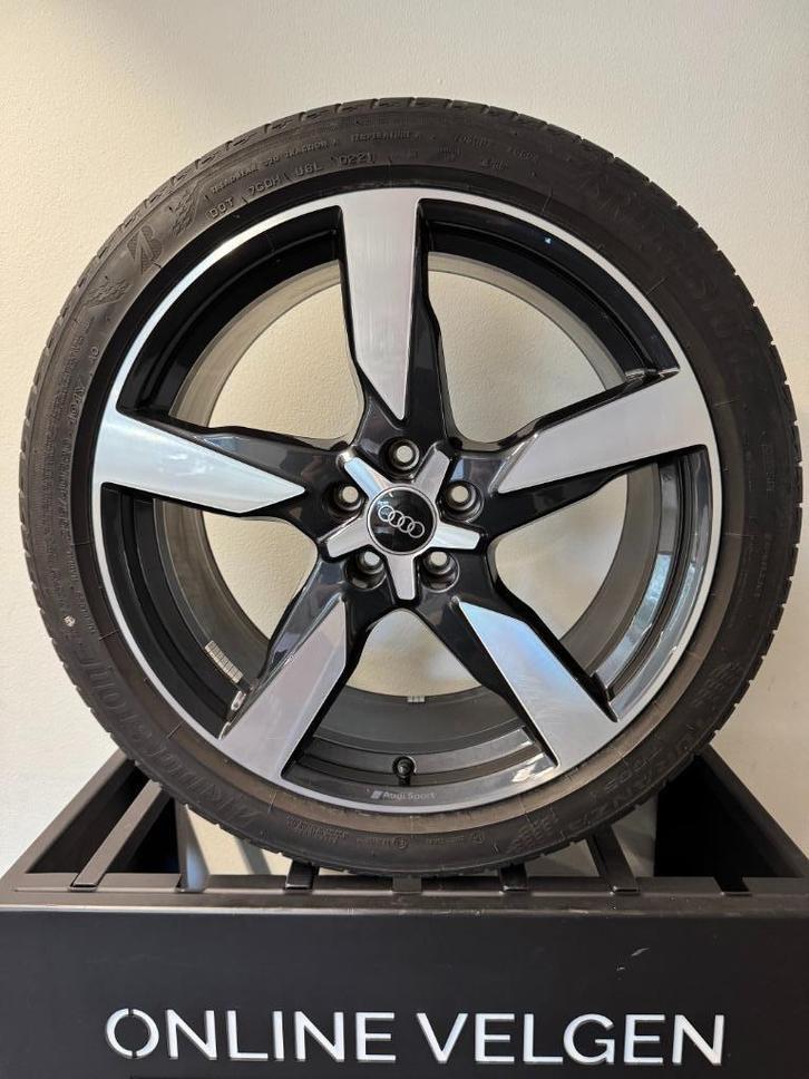 Zomer set 20 inch Audi 5x112 velgen Audi Q3 A6 C8 VW Tiguan, Niet ingevuld, Gebruikt, 255 mm, Banden en Velgen