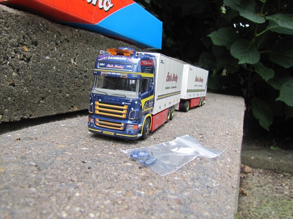 Tekno Scania R serie Topline combi BRDR, Sinding Denemarken., Ophalen of Verzenden, Nieuw, Bus of Vrachtwagen, Tekno