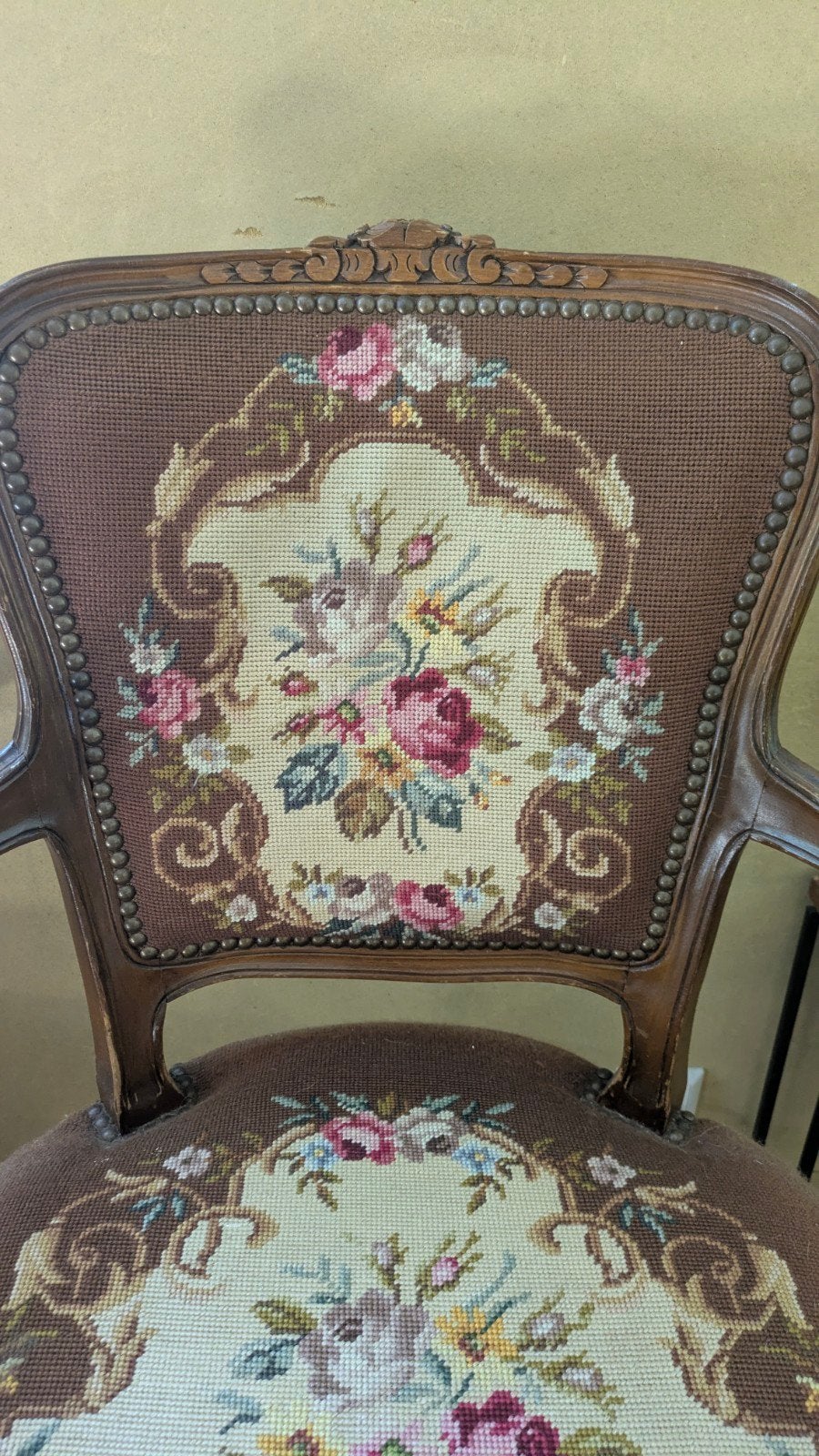 Brocante stoeltje, Antiek en Kunst, Antiek | Meubels | Stoelen en Banken, Ophalen