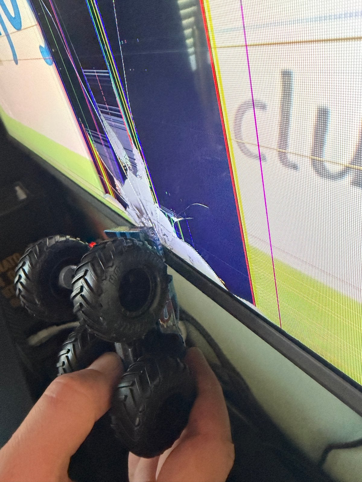 75 inch Samsung TV - defect,  €50,-, Ophalen, 50 Hz, Samsung, 100 cm of meer