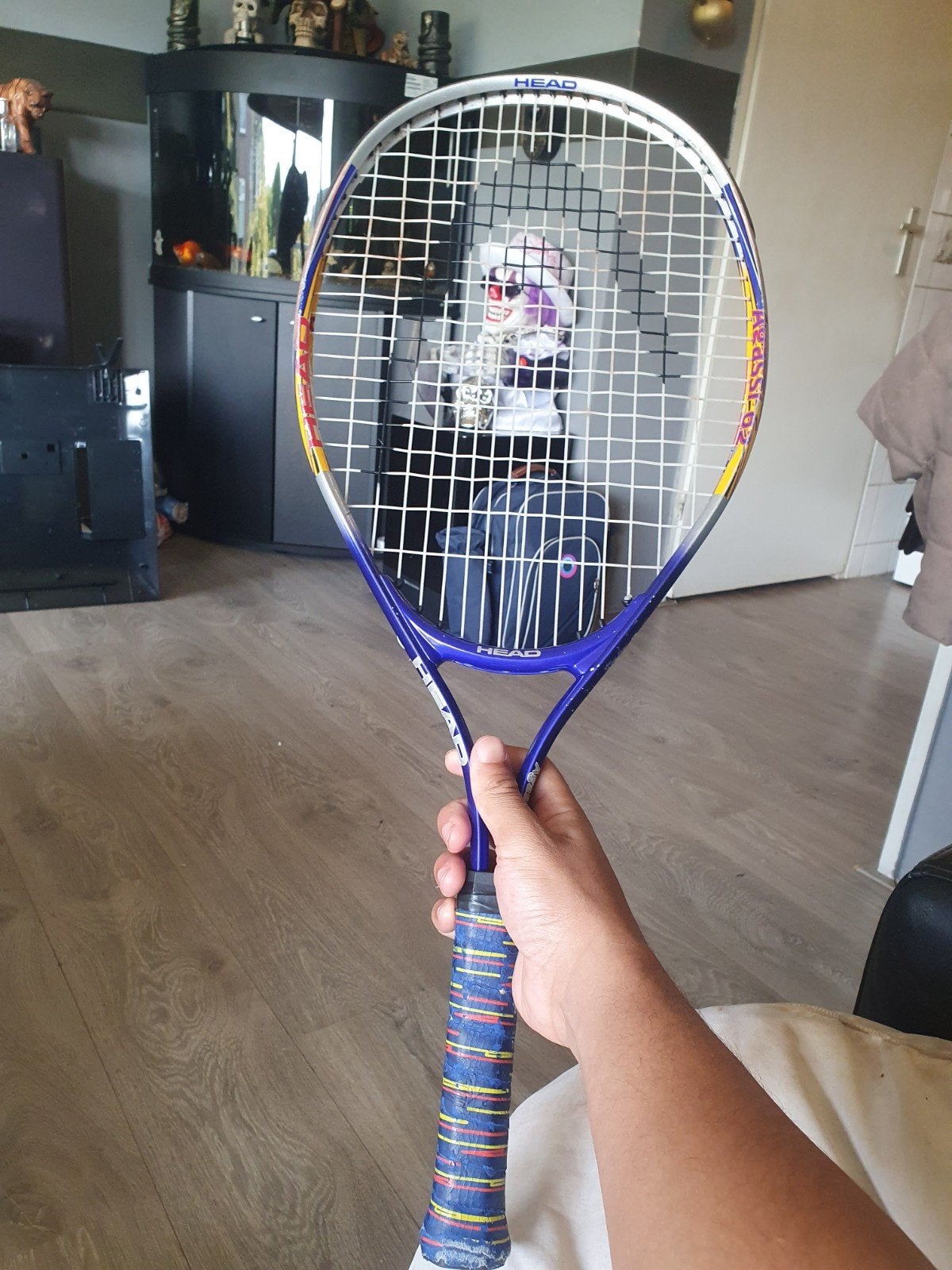 Head tennisracket met Tecnifibre hoes, Ophalen of Verzenden, Gebruikt, Racket, Head