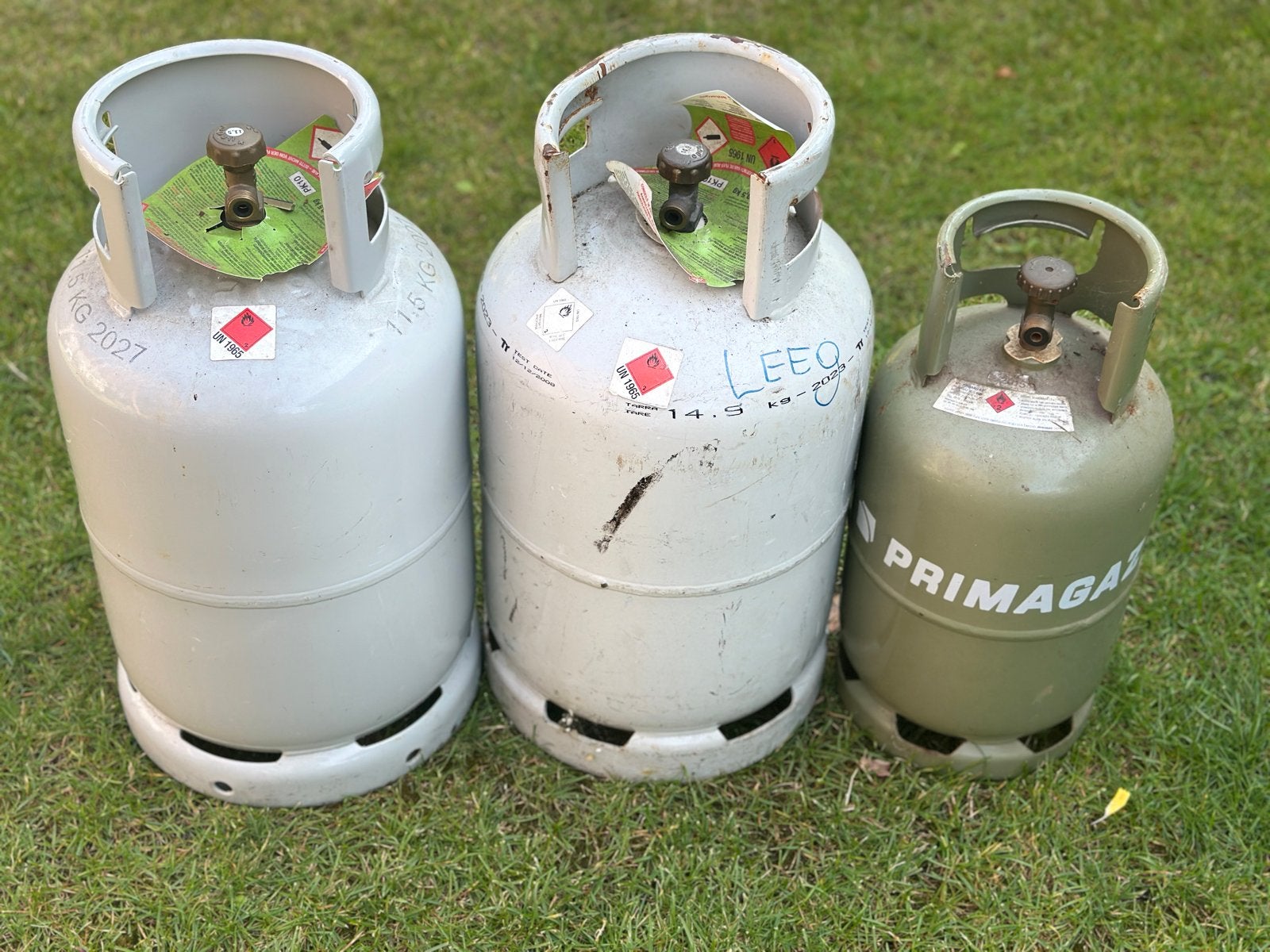 Gasfles (leeg) -, 5kg, Ophalen of Verzenden, Gebruikt