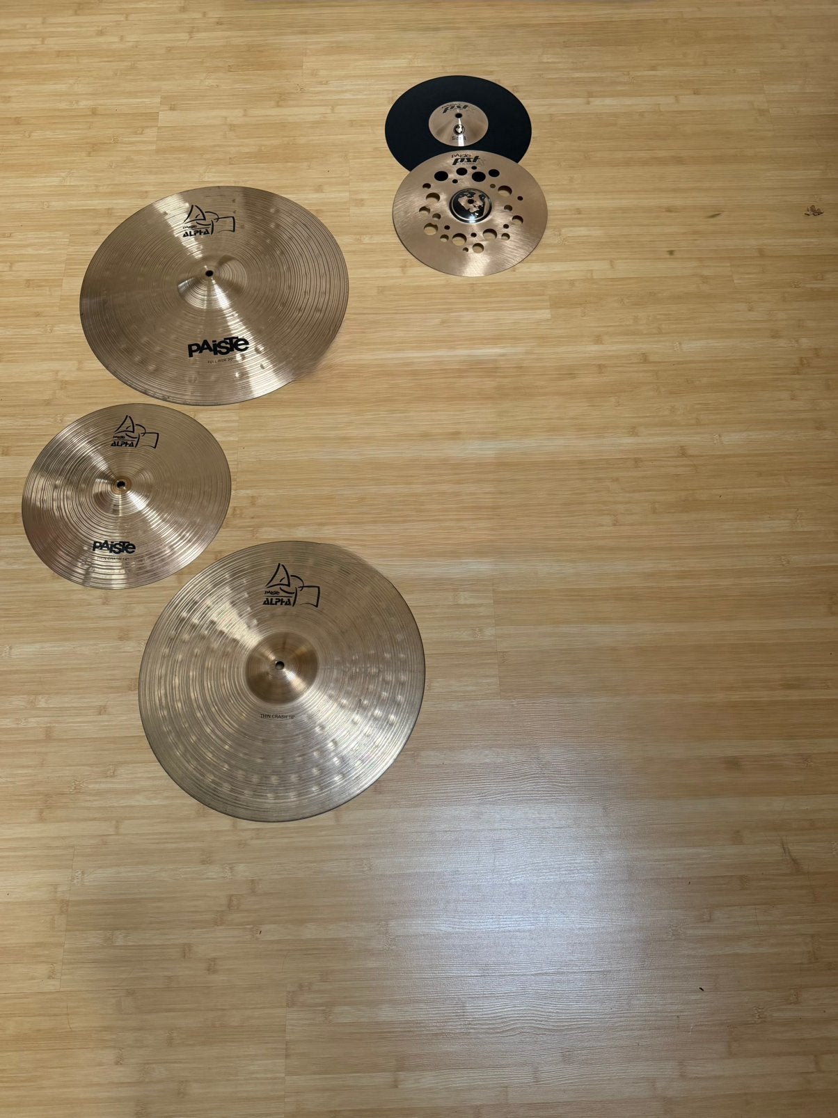 Paiste bekkens cymbals Alpha en Stambul hihats, Muziek en Instrumenten, Verzenden, Gebruikt, Overige soorten