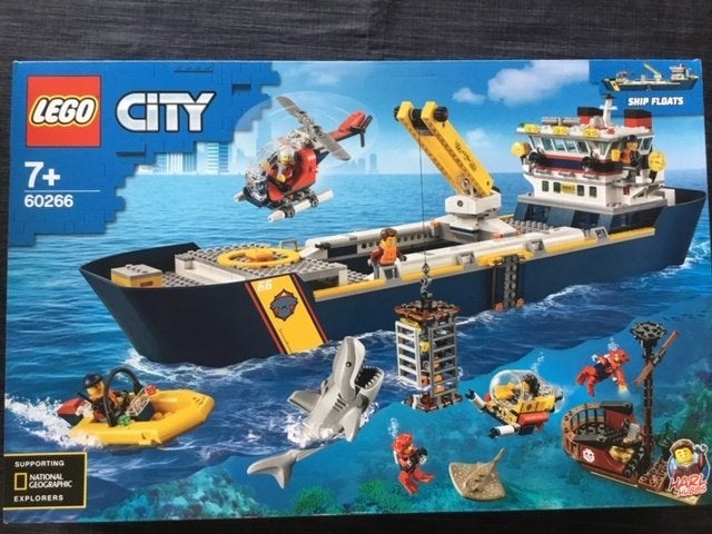 NIEUW Lego City Oceaan Onderzoeksschip (60266), City, Lego, Nieuw, Ophalen of Verzenden
