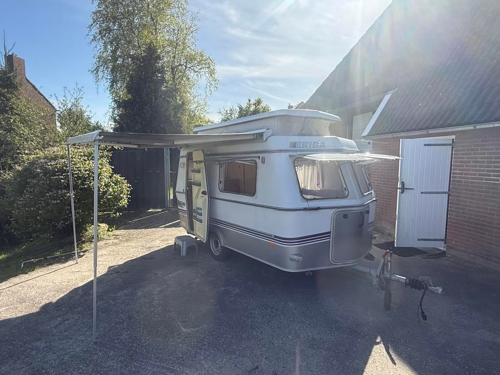 Zeer nette Eriba Touring Puck L, Caravans en Kamperen, Caravans, Standaardzit, Particulier, Eriba, Luifel