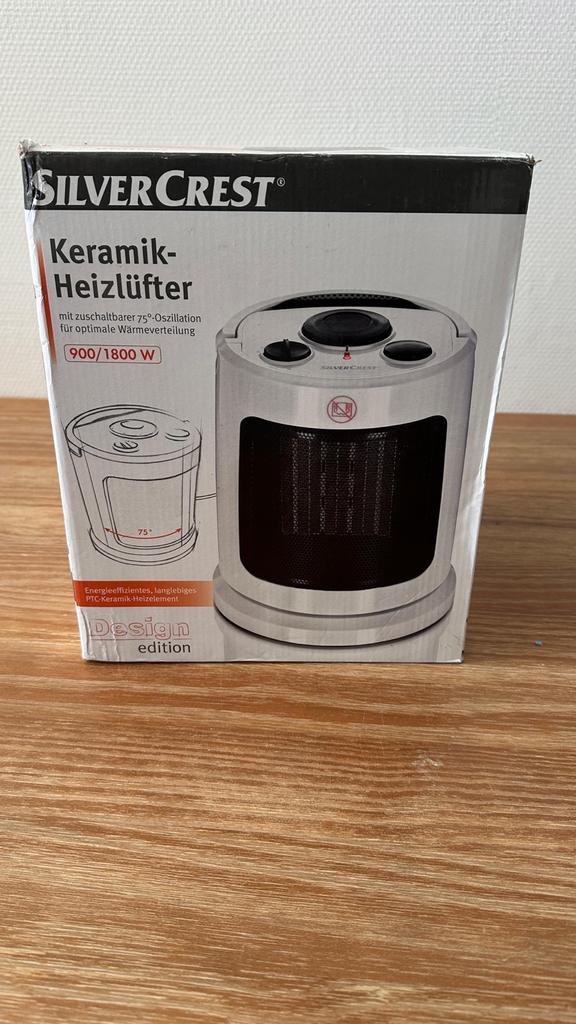 Nieuwe SilverCrest Keramische Kachel 900/1800W, Ophalen, Nieuw, 800 watt of meer, Kachel