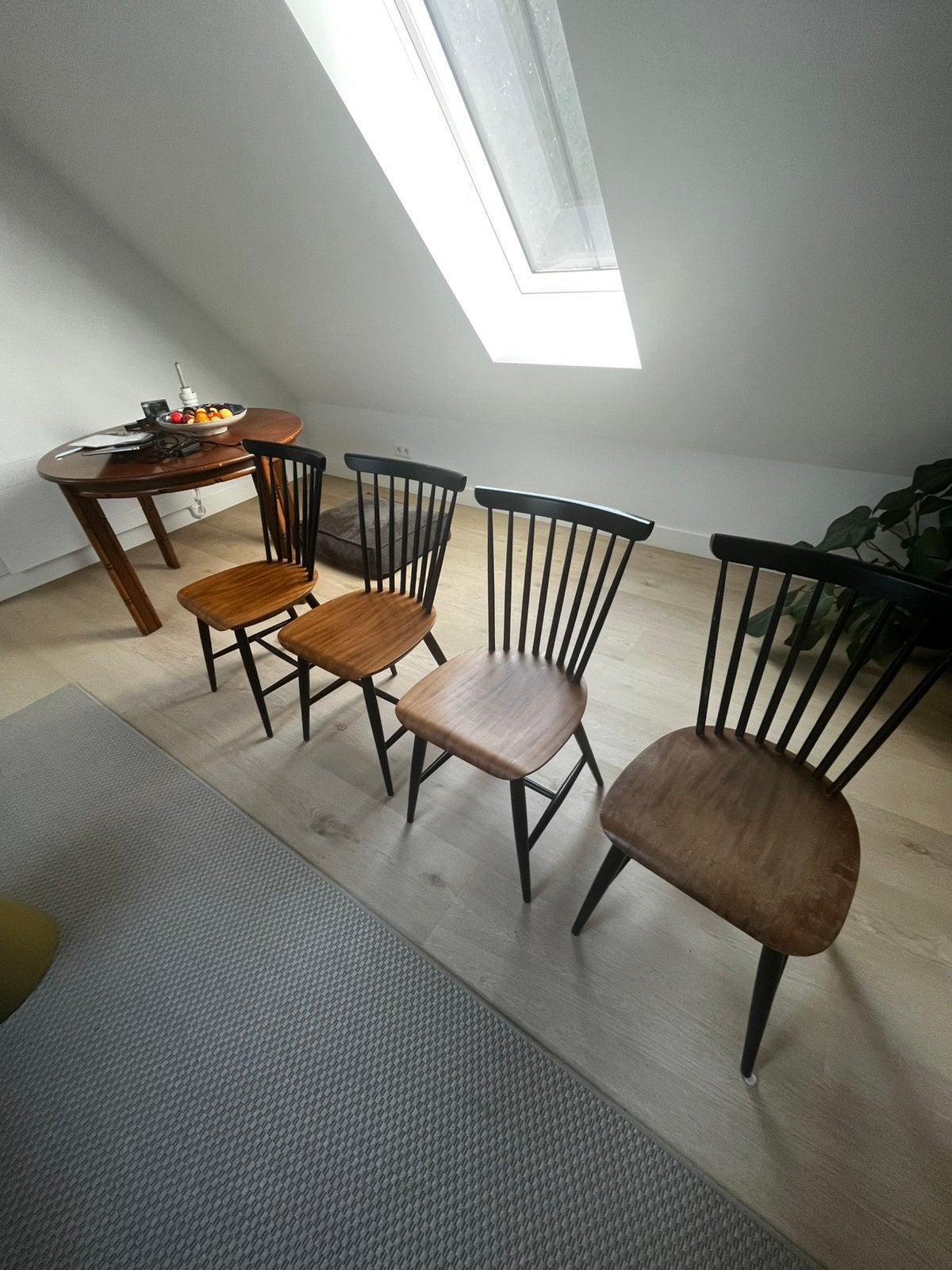 Sven Erik Fryklund hagafors 60s stoelen, Jaren 60, Bruin, Ophalen of Verzenden, Zo goed als nieuw