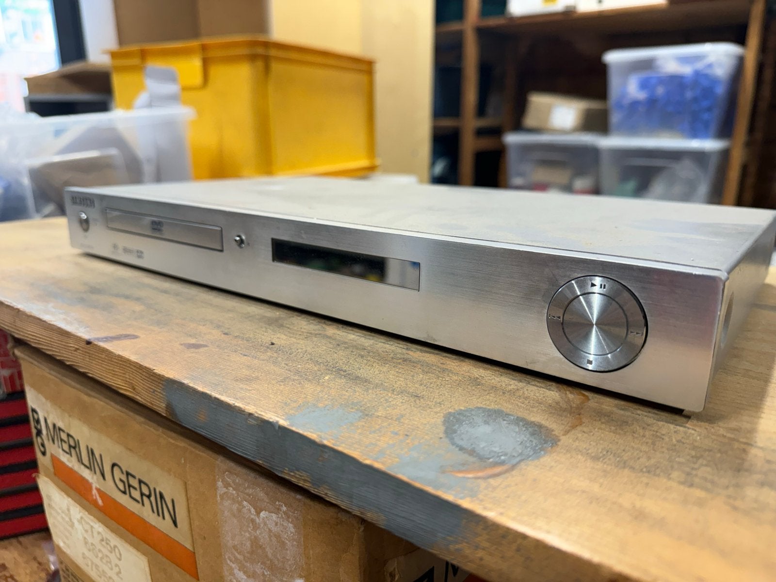 Samsung DIVX / XVID DVD-HD745 DVD-speler - Zilver, Audio, Tv en Foto, Dvd-spelers, Ophalen of Verzenden, Gebruikt, Dvd-speler