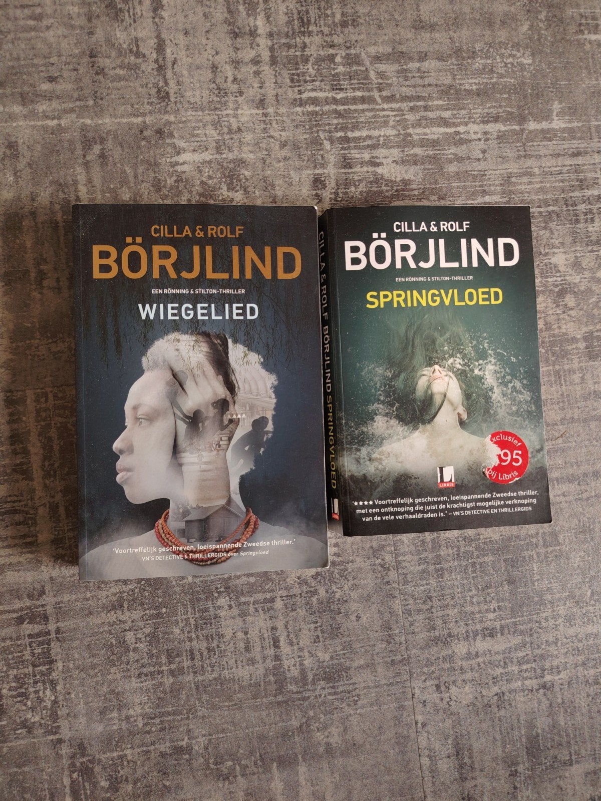 Börjlind - Wiegelied en Springvloed (2 thrillers), Ophalen of Verzenden, Gelezen, Cilla & Rolf Börjlind, Scandinavië