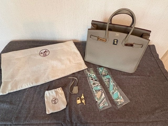 Look a Like taupe kleurige hermus tas, Ophalen of Verzenden, Zo goed als nieuw, Overige kleuren, Handtas