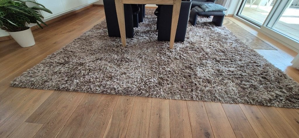 Vloerkleed, Ophalen, Beige, 200 cm of meer, Zo goed als nieuw