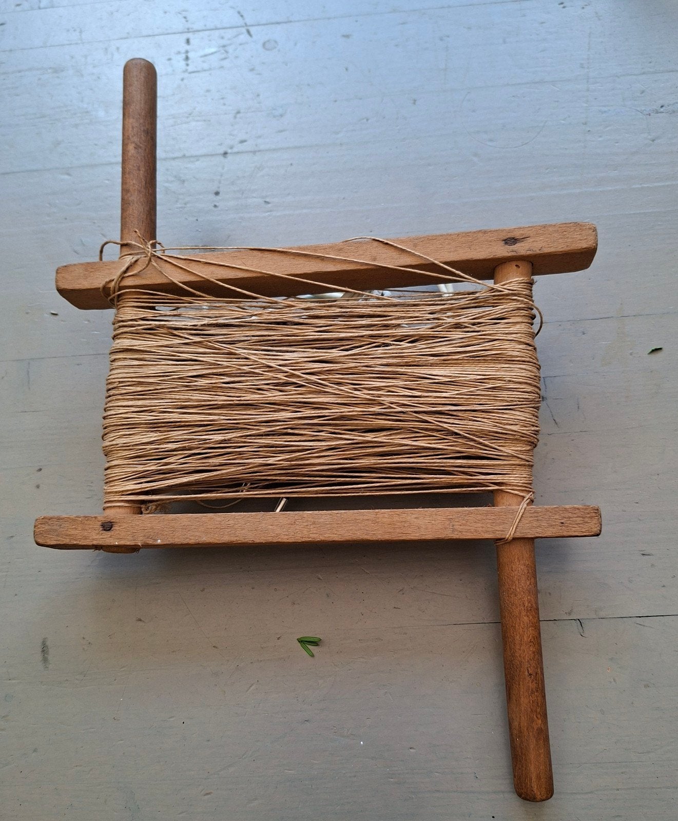 Gratis VINTAGE: houten vliegerhaspel, Ophalen of Verzenden, Gebruikt