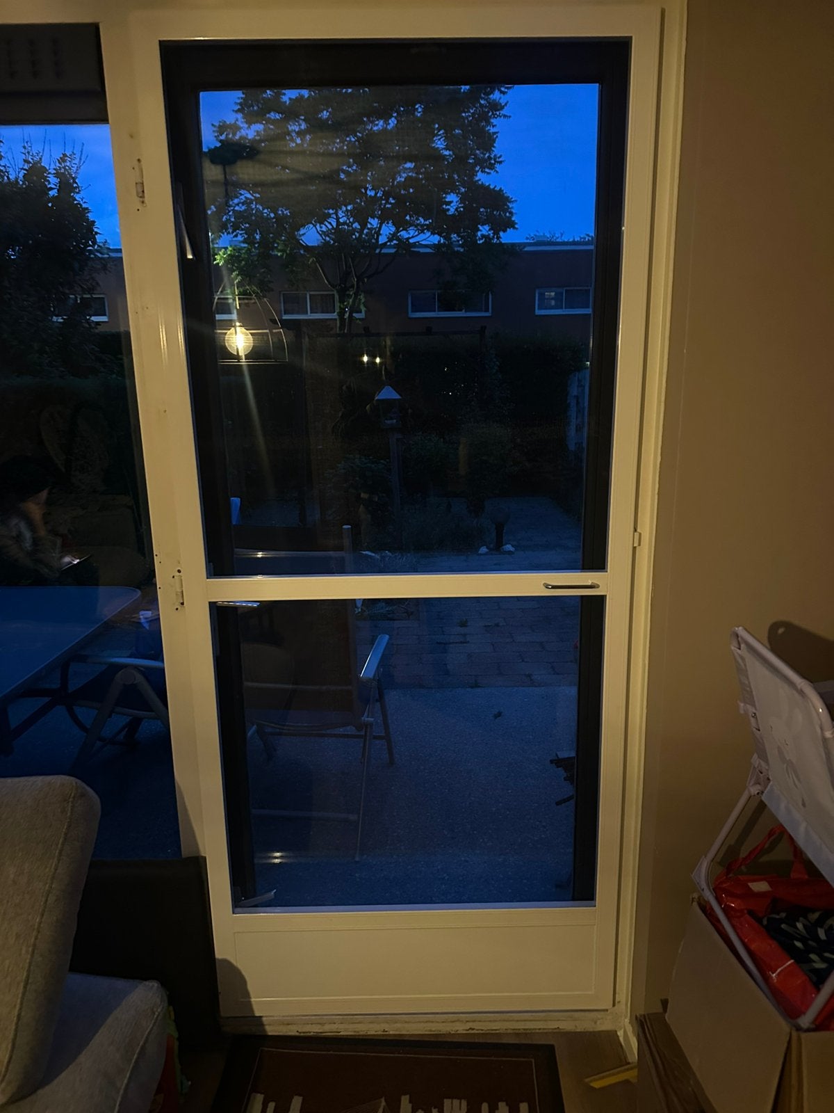 Unilux Hordeur 90,5 x 205 cm zeer goede staat, Doe-het-zelf en Verbouw, Deuren en Horren, Ophalen, Zo goed als nieuw, Hordeur
