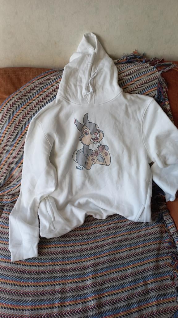 Trui hoodie sweater Stampertje, B&C collection, Wit, Maat 46/48 (XL) of groter, Nieuw