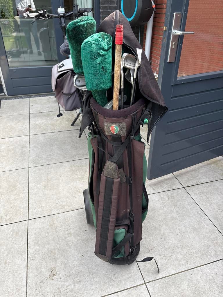 Golfset met tas en trolley - Ideaal voor beginners, Sport en Fitness, Golf, Ophalen, Gebruikt, Set, Overige merken