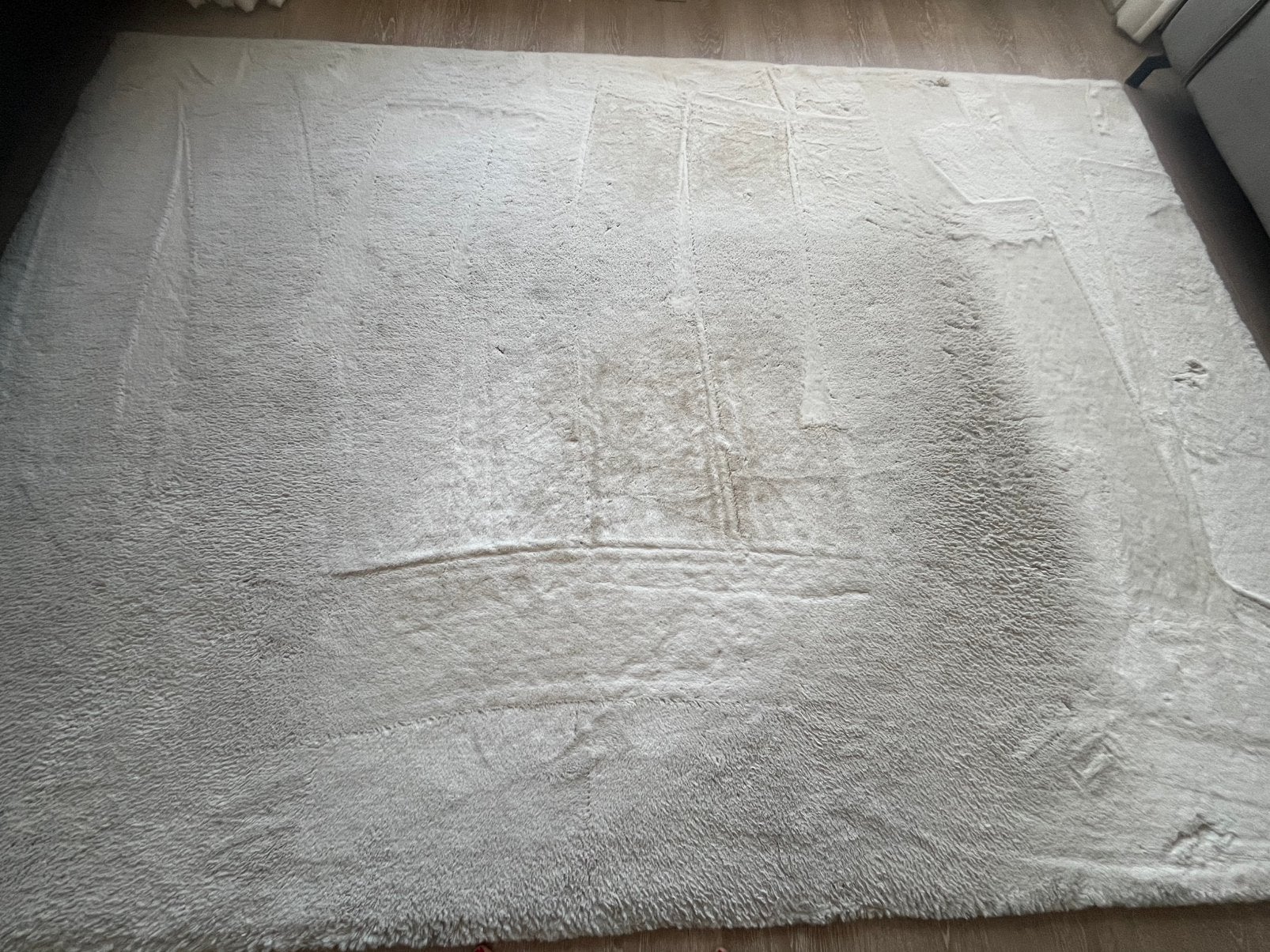 Vloerkleed creme, Fraai 200-290, rechthoekig, Ophalen, Gebruikt, Crème, Tapijt