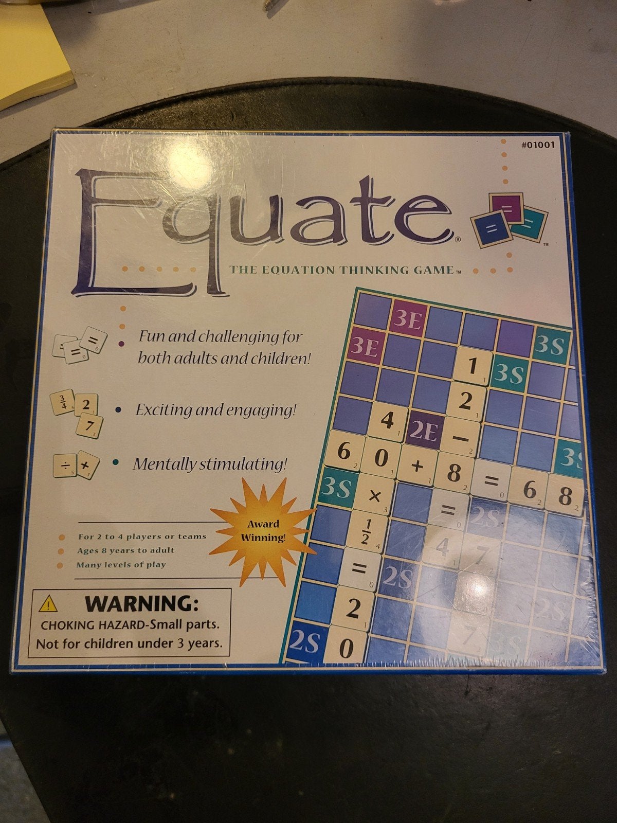 Equate: Het Vergelijking Denkspel - Nieuw in verpakking, Nieuw, Ophalen of Verzenden, Conceptual Math Media, Info@conceptualmathmedia.com
