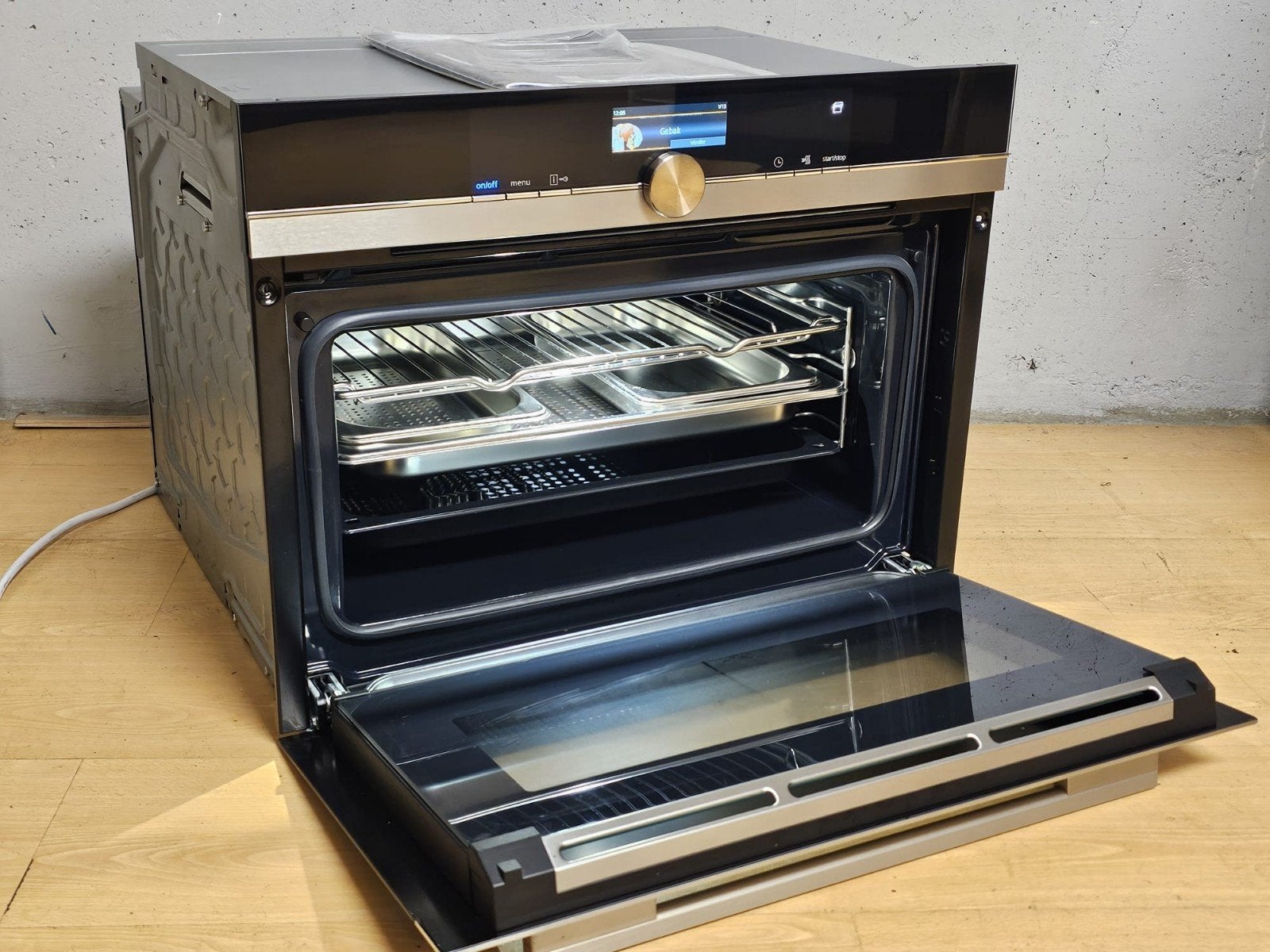 Luxe Siemens inbouw stoom oven
Stoomoven

Nishoogte: 45 cm, Ophalen, Stoom