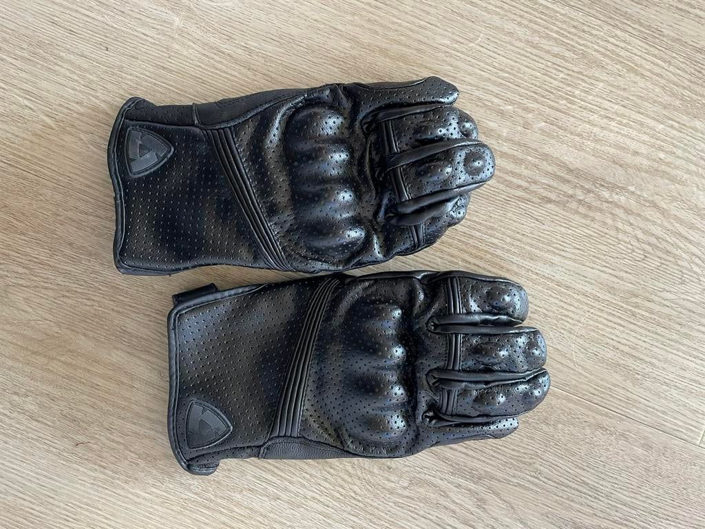 Rev it, leer, motor handschoenen., Ophalen of Verzenden, Tweedehands, Handschoenen