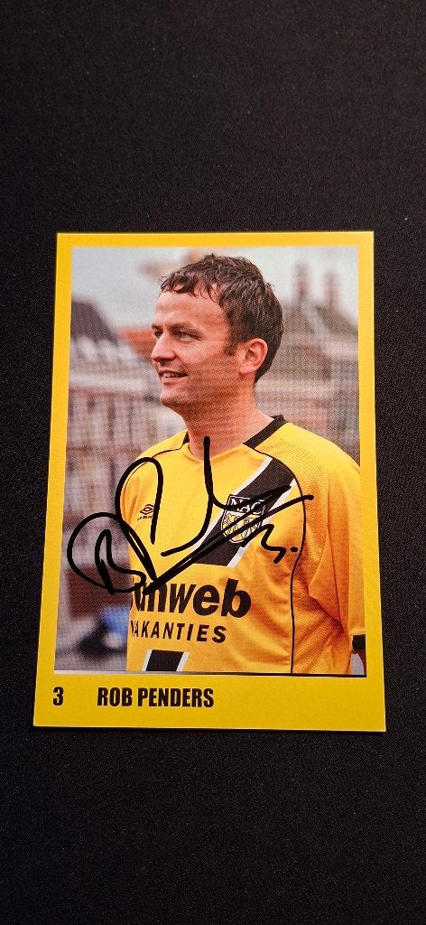 Spelerskaart met handtekening; Rob Penders # NAC Breda, Ophalen of Verzenden, Nieuw, NAC Breda, Spelerskaart
