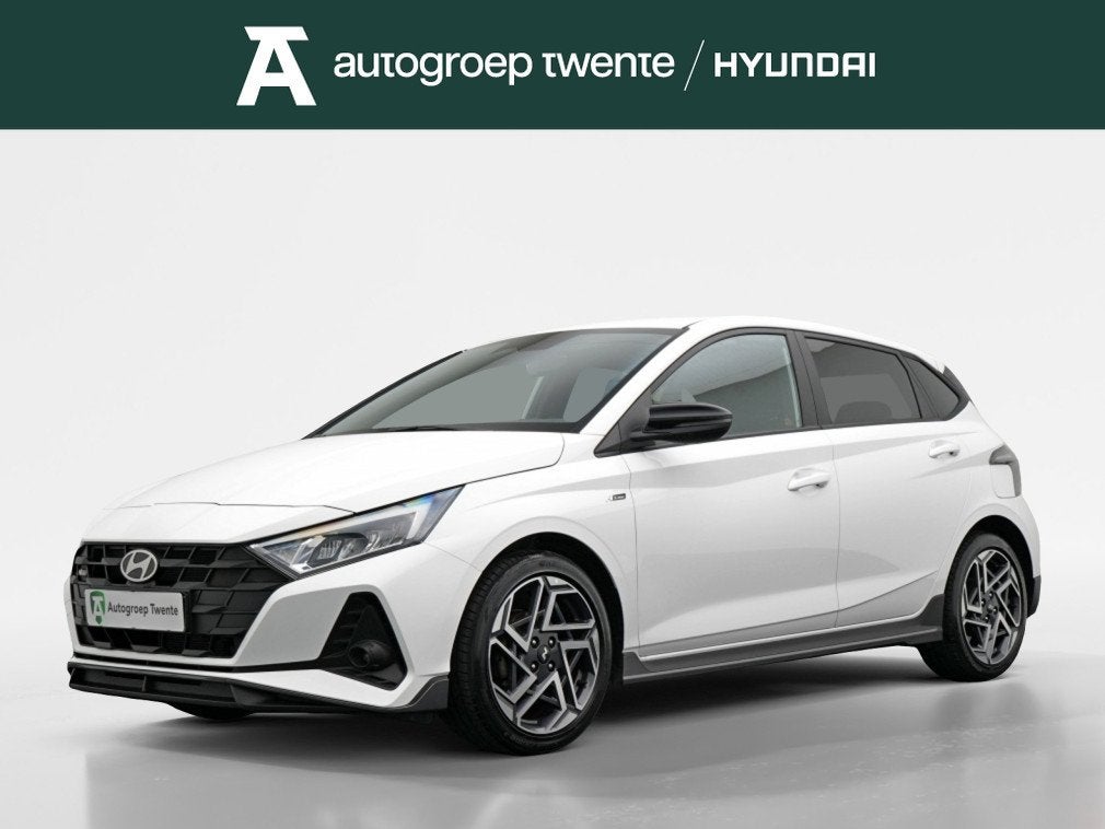 Hyundai i20 1.2 N Line | Private lease 429 pm (bj 2025), Auto's, Hyundai, Voorwielaandrijving, Gebruikt, Zwart, 4 cilinders